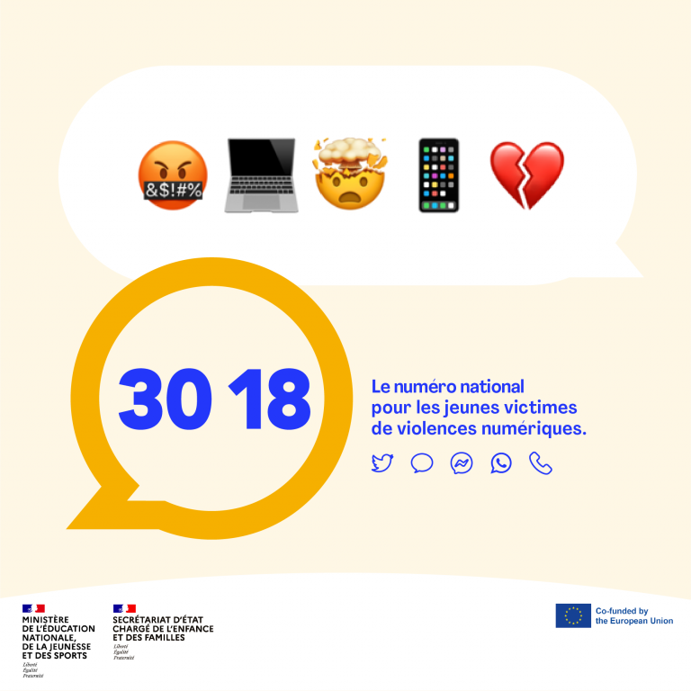 Visuel avec emojis pour la campagne 3018