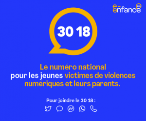 3018 : le numéro contre le cyberharcèlement