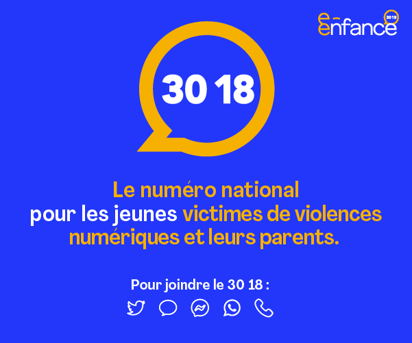3018 : le numéro contre le cyberharcèlement
